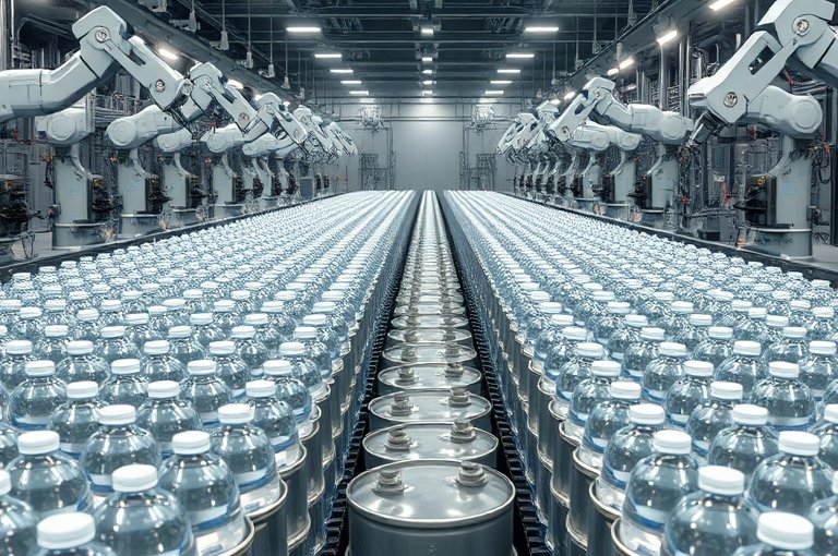 礦泉水自動化碼垛解決方案